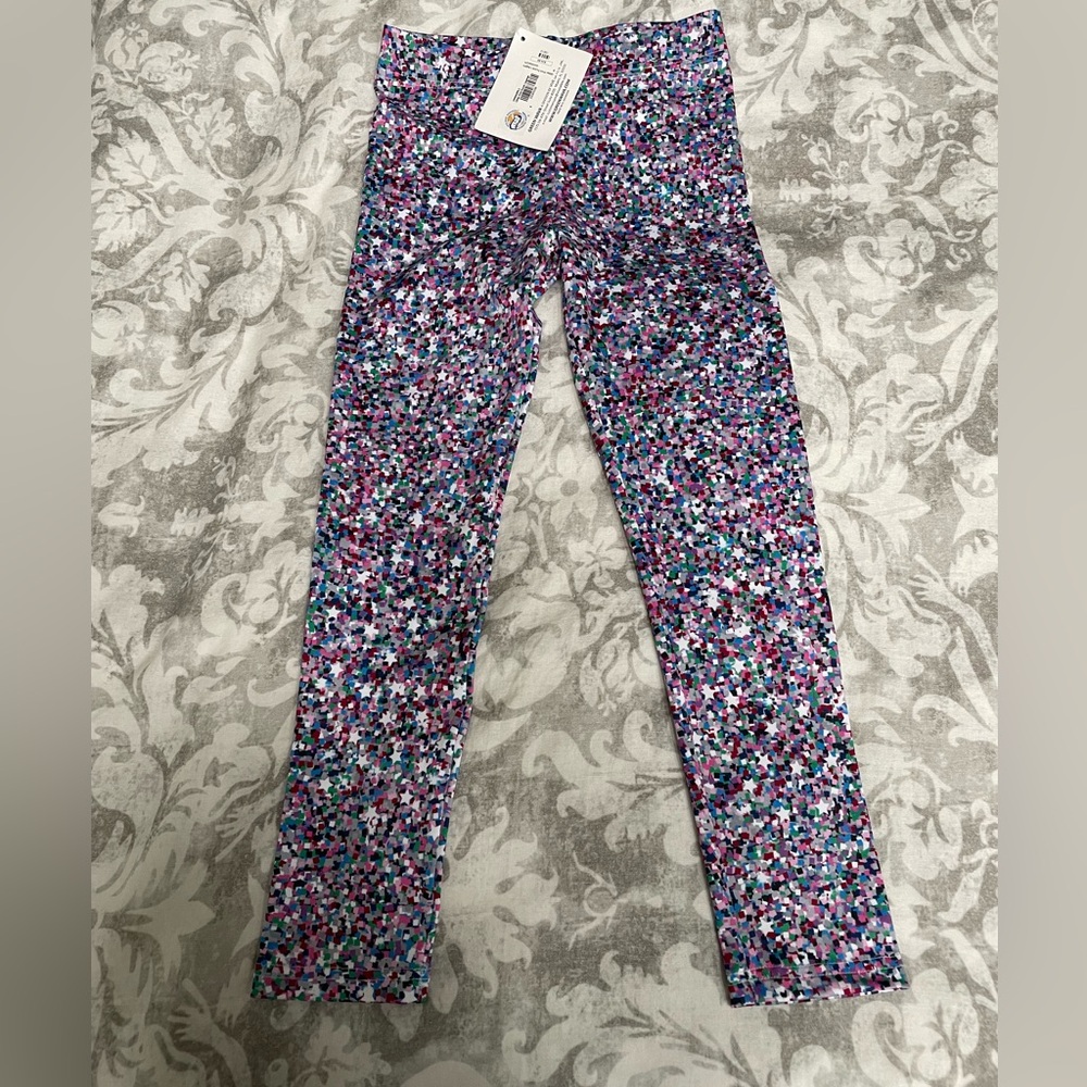 Girls Green Wava Leggings Size 8 NWT